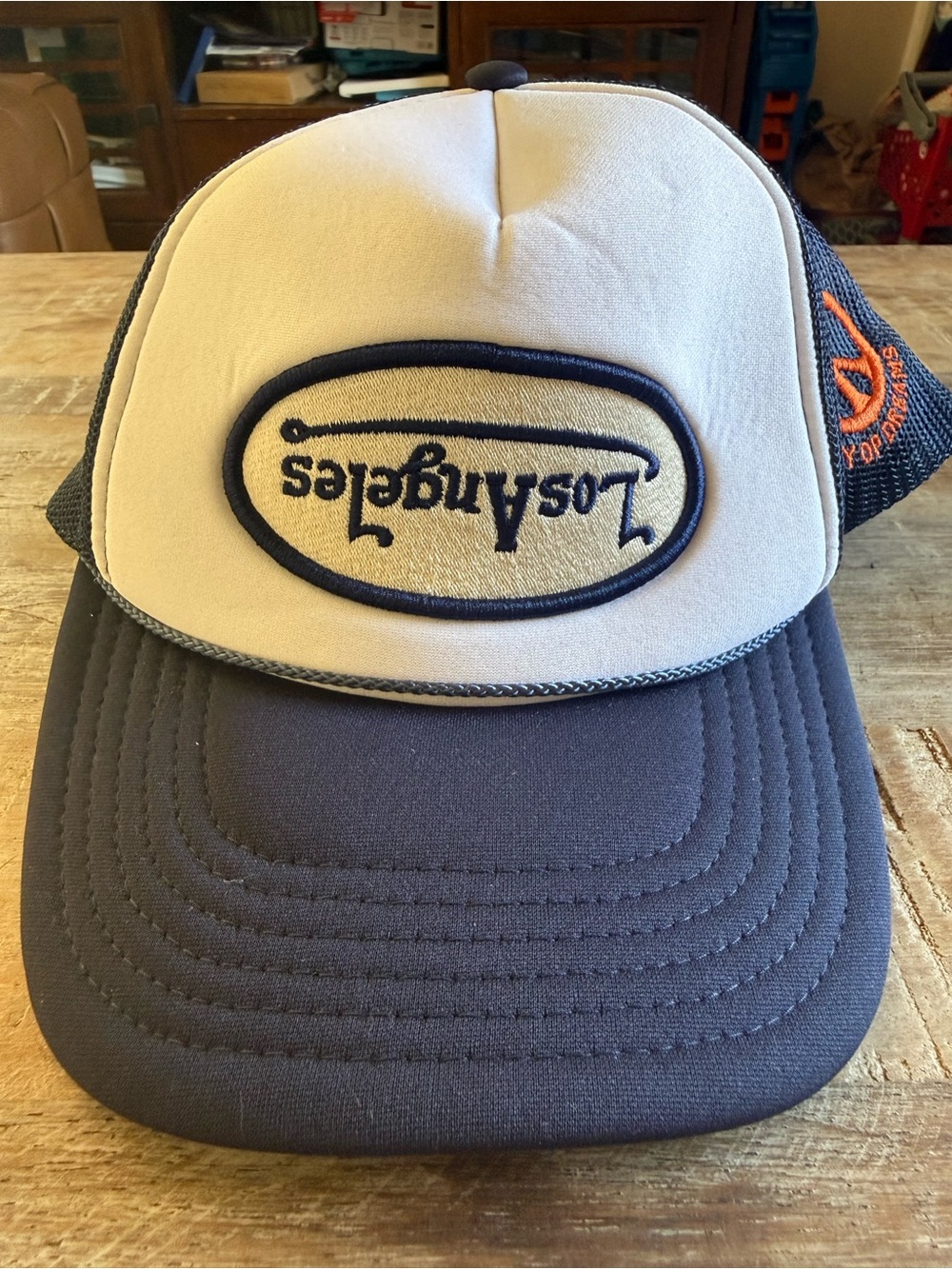 Trucker Hat UNISEX - Navy and Cream